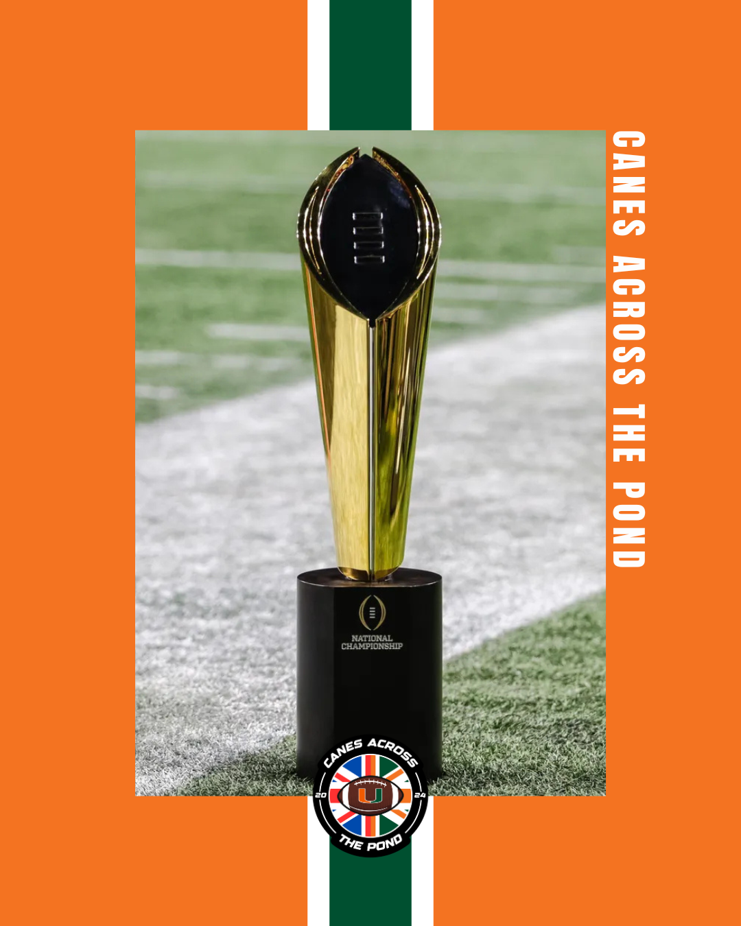 Miami Hurricanes College Football Playoff qualification graphic.