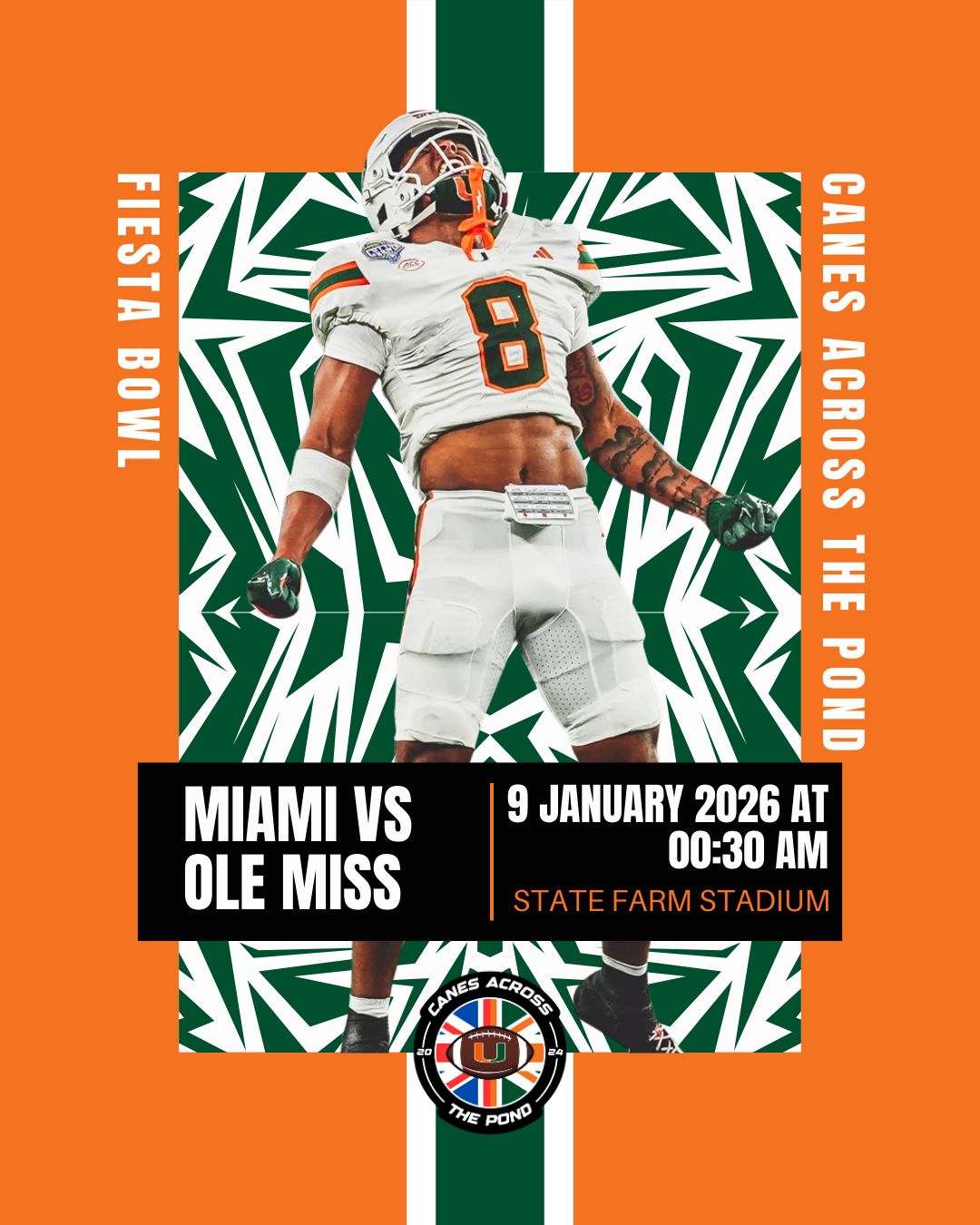 History Beckons for the Canes as Miami Take on Ole Miss in the Fiesta Bowl