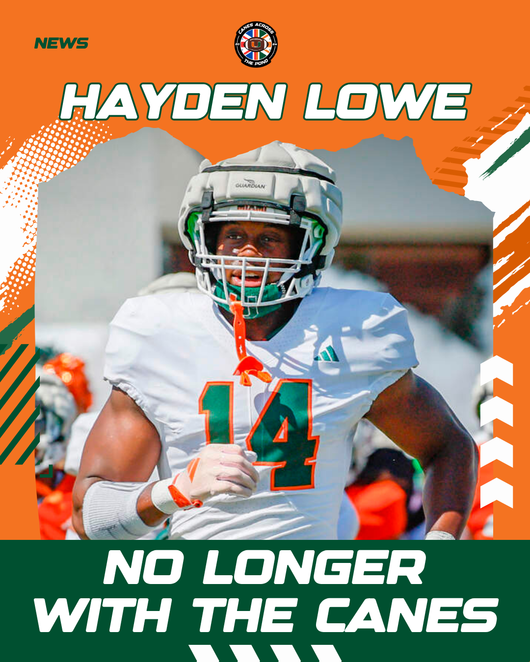 Hayden Lowe No Longer with Miami Hurricanes