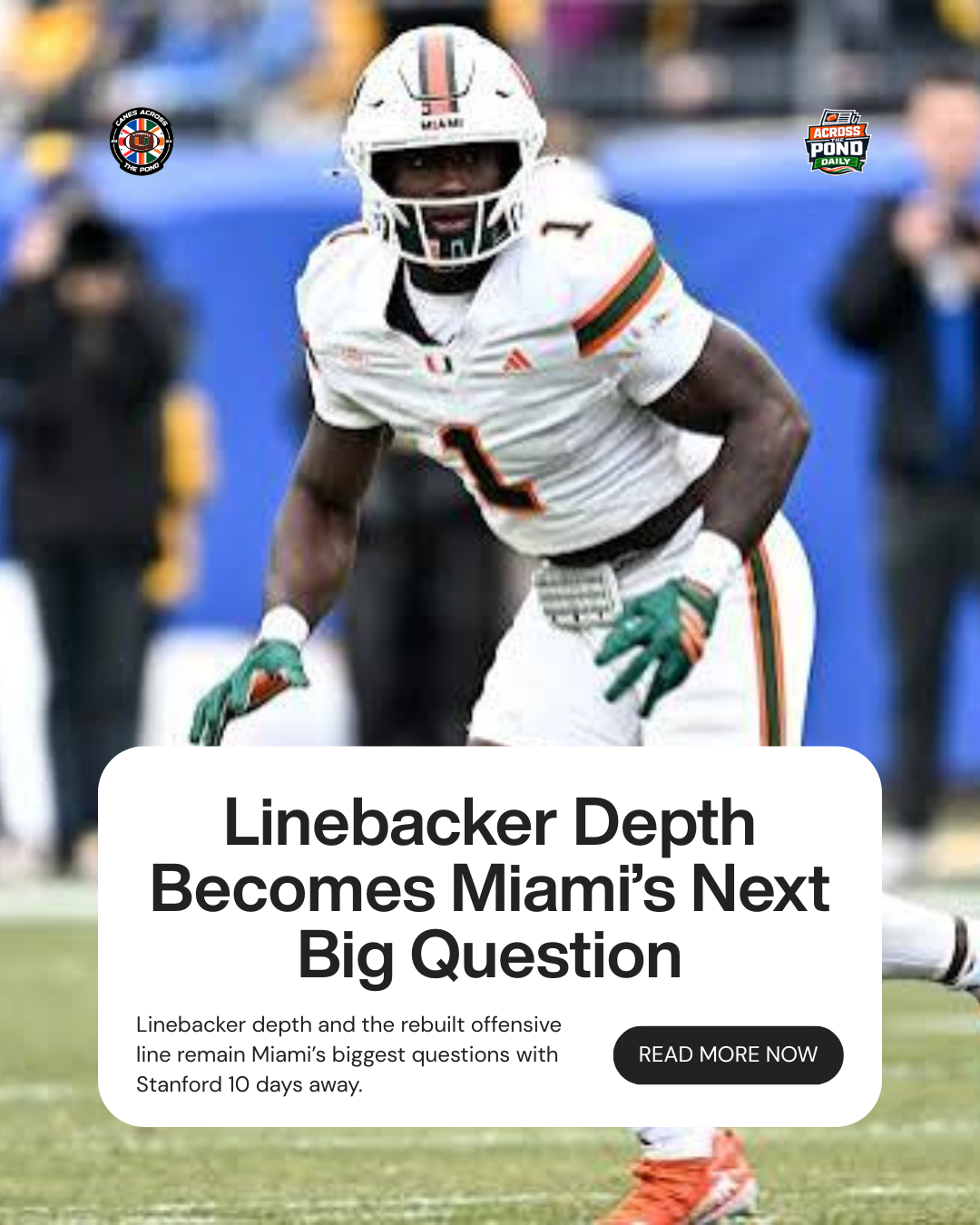 Across the Pond Daily: Linebacker Depth Becomes Miami’s Next Big Question