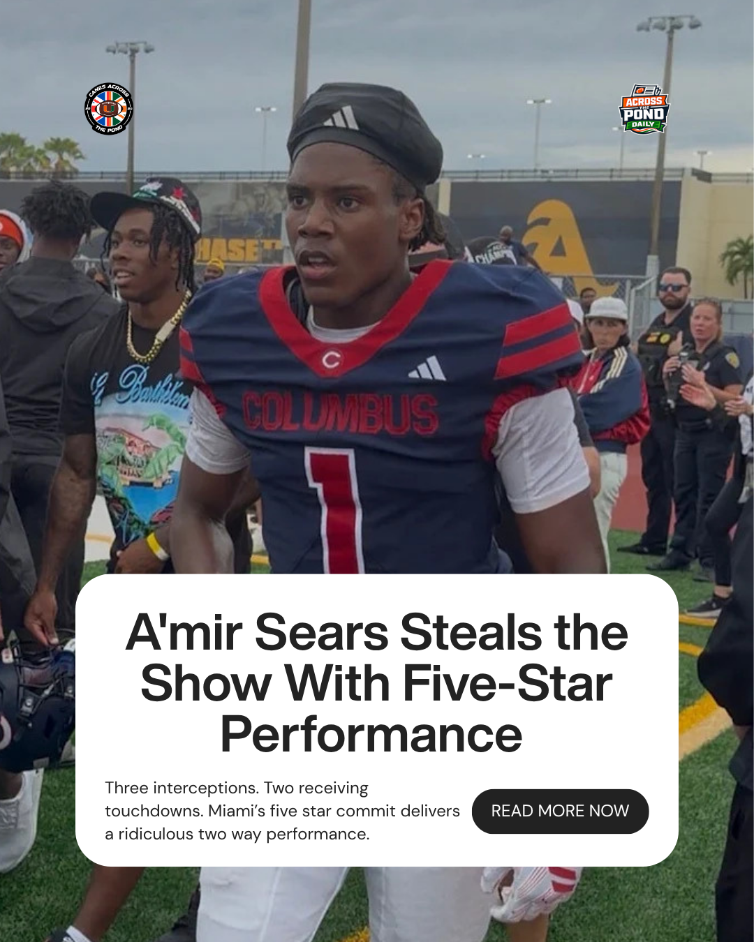 Across the Pond Daily: A’Mir Sears Steals the Show With Five-Star Performance