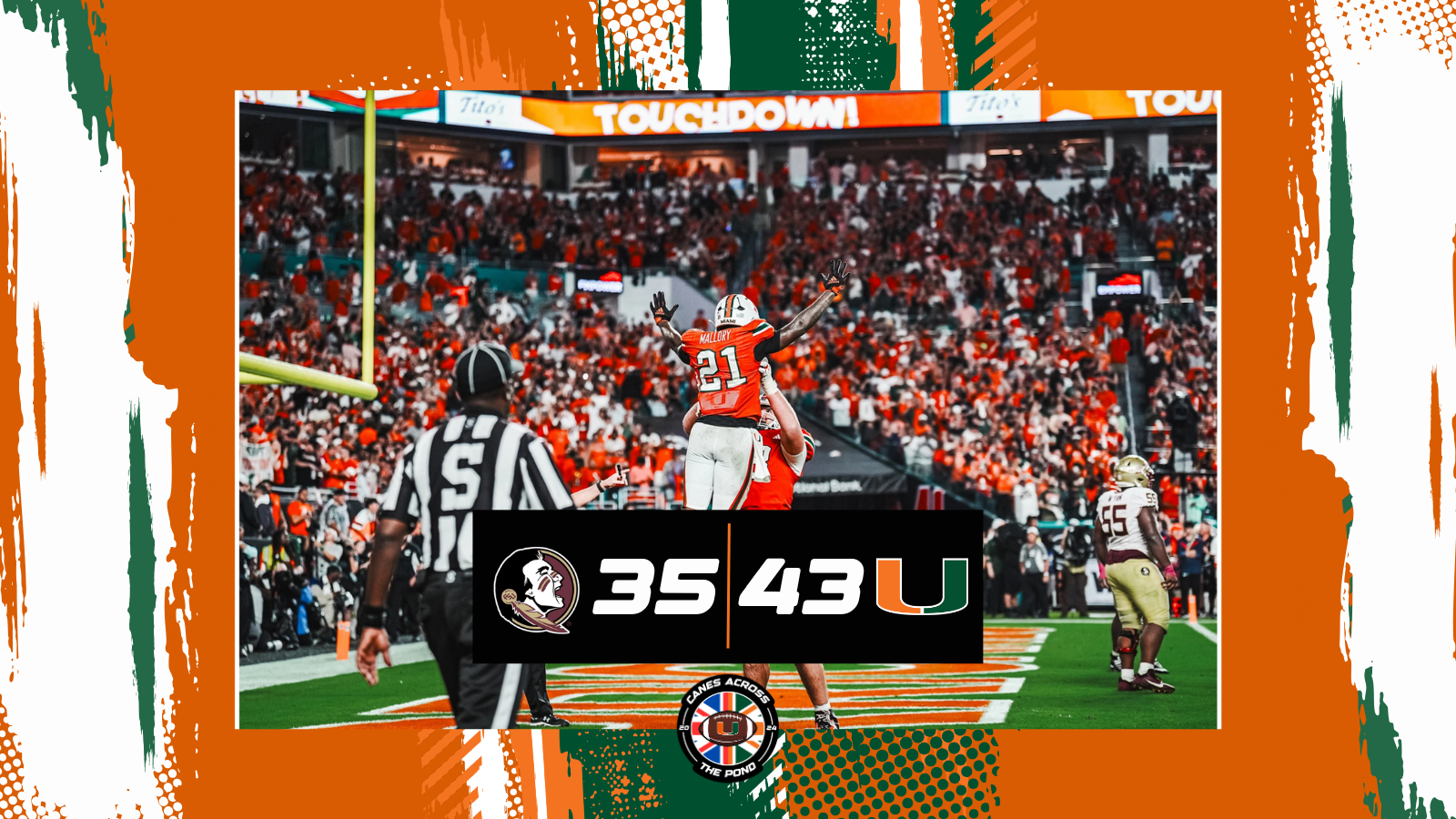Miami 43-35 Florida State: Canes Show Their Resilience in Double-OT Rivalry Classic